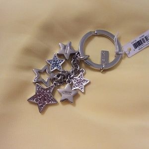 NWT Coach Star Charm Keyring